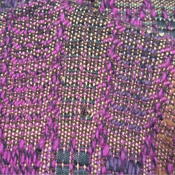 Vintage Arlene Wohl Art To Wear Knit Two Button Cardigan M/L - Picture 10 of 10